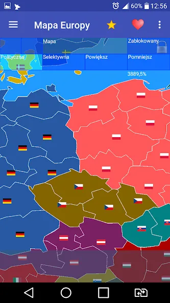 Europe map [МОД: Много монет, Открытые уровни и Мега MOD] Screenshot 3