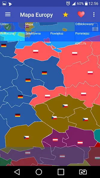 Europe map [МОД: Много монет, Открытые уровни и Мега MOD] Screenshot 4