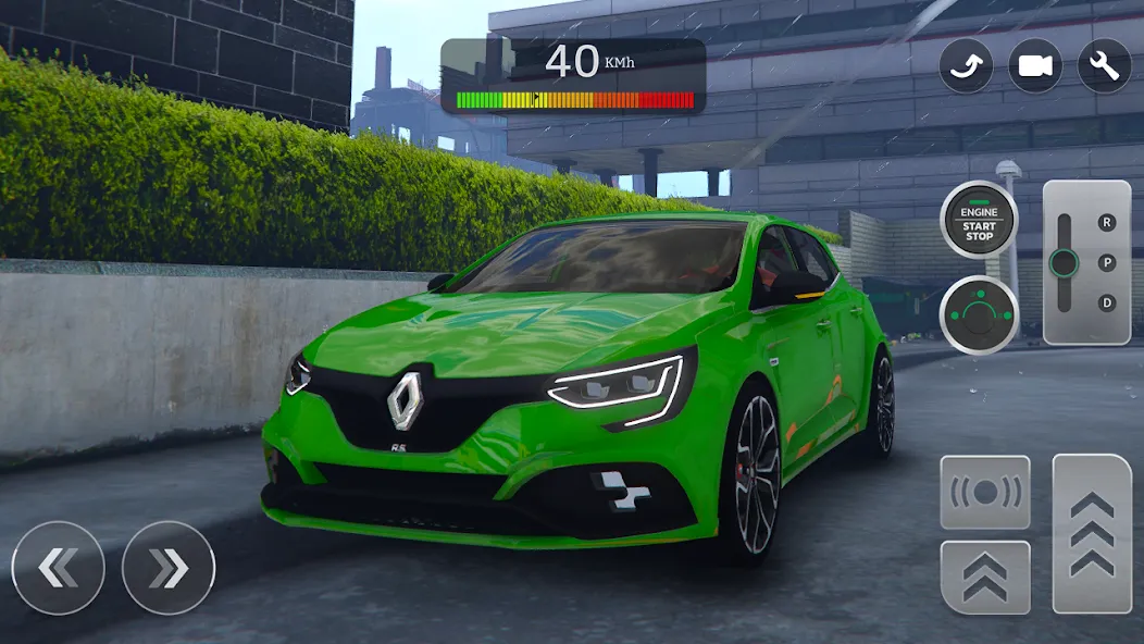 Renault Megane RS Simulator (Рено Меган  Симулятор) [МОД: Меню, Бесконечные монеты и Открытые уровни] Screenshot 2