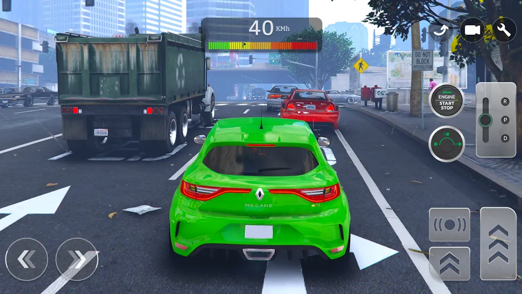 Renault Megane RS Simulator (Рено Меган  Симулятор) [МОД: Меню, Бесконечные монеты и Открытые уровни] Screenshot 4