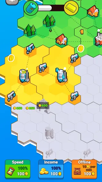 Factory World: Connect Map (Фактори Ворлд) [МОД: Много денег, Монет и Все открыто] Screenshot 3