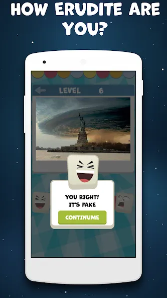 Real or Fake Test Quiz [МОД: Бесконечные деньги, Монеты и Мега MOD] Screenshot 1