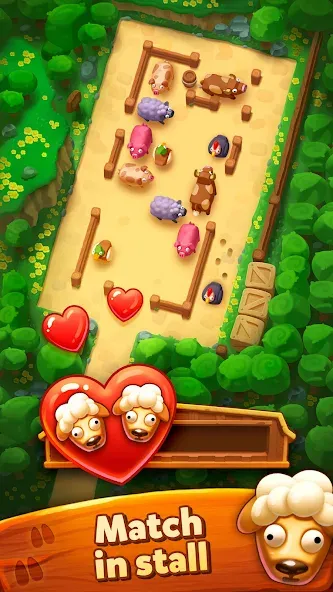 Farm Jam: Animal Parking Game (Фарм Джам) [МОД: Меню, Бесконечные монеты и Открытые уровни] Screenshot 2