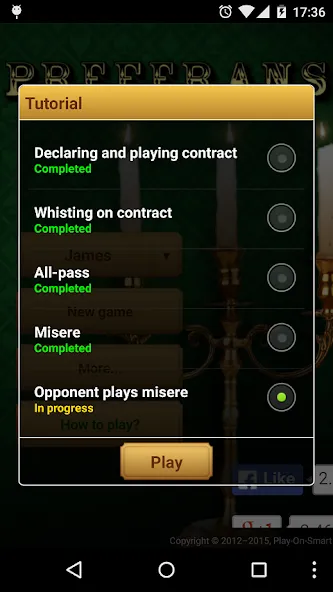 Preferans [МОД: Деньги, Монеты и Меню MOD] Screenshot 2