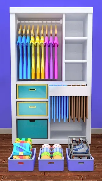Fill the Closet: Organize Game (Фил зе Клозет) [МОД: Все открыто, Дополнительные деньги и Меню MOD] Screenshot 5