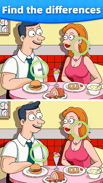 Differences, Find Difference [МОД: Деньги, Монеты и Меню MOD] Screenshot 1