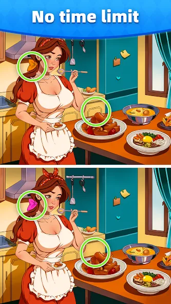 Differences, Find Difference [МОД: Деньги, Монеты и Меню MOD] Screenshot 5