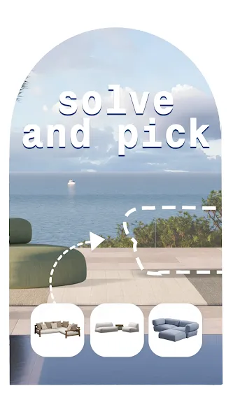 Design League! Redecor Puzzle (Хоум Дизайн) [МОД: Много денег, Монет и Все открыто] Screenshot 5