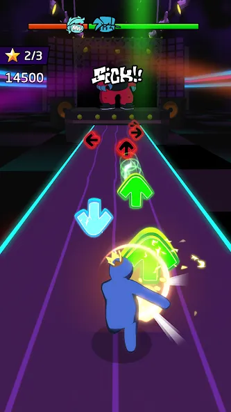 Blade Night : Rhythm Saber (Блейд Найт) [МОД: Все открыто, Дополнительные деньги и Меню MOD] Screenshot 2