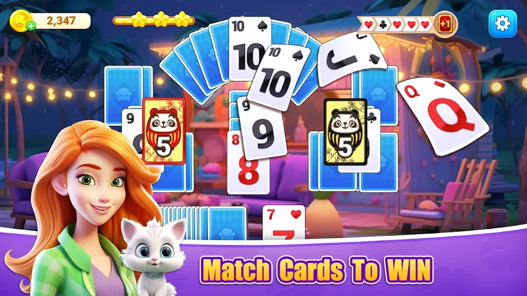 Fish Solitaire™ TriPeaks [МОД: Деньги, Монеты и Меню MOD] Screenshot 3