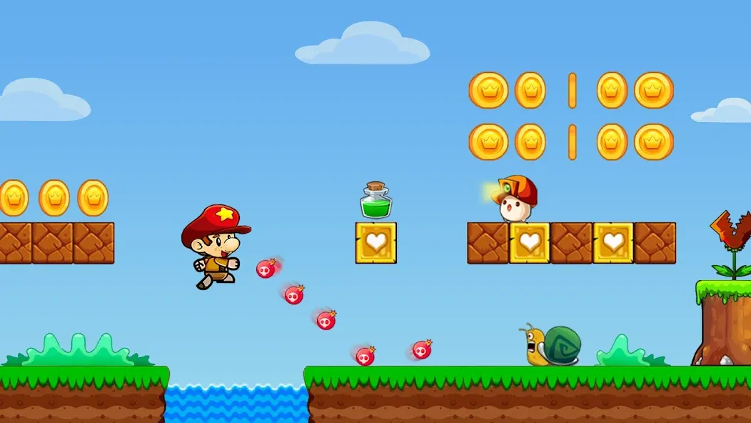 Bob's World - Super Bob Run (Боб Ворлд) [МОД: Бесконечные деньги, Монеты и Мега MOD] Screenshot 4