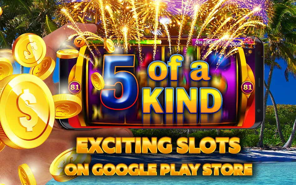 Casino Slots - Slot Machines [МОД: Бесконечные деньги, Монеты и Мега MOD] Screenshot 2