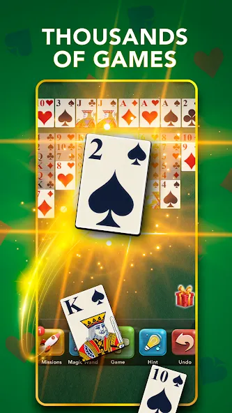 FreeCell Classic Card Game (ФриСел Классическая карточная игра) [МОД: Деньги, Монеты и Меню MOD] Screenshot 5
