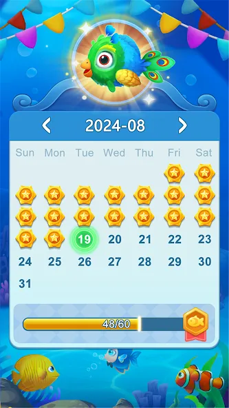 Solitaire Fish [МОД: Деньги, Монеты и Меню MOD] Screenshot 3