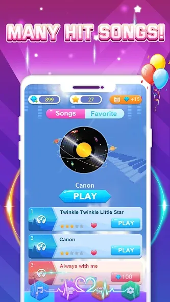 Piano Game: Classic Music Song [МОД: Много денег, Монет и Все открыто] Screenshot 5
