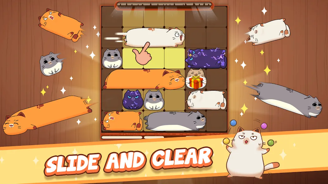 Haru Cats: Cute Sliding Puzzle (Хару Кэтс) [МОД: Много денег, Монет и Все открыто] Screenshot 1