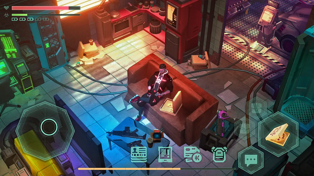 Cyberika: Action Cyberpunk RPG (Сайберика) [МОД: Все открыто, Дополнительные деньги и Меню MOD] Screenshot 2