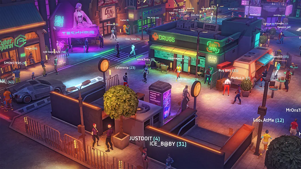 Cyberika: Action Cyberpunk RPG (Сайберика) [МОД: Все открыто, Дополнительные деньги и Меню MOD] Screenshot 4