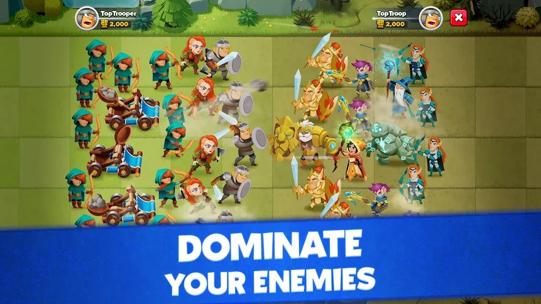 Top Troops: Adventure RPG (Топ Трупс) [МОД: Деньги, Монеты и Меню MOD] Screenshot 3