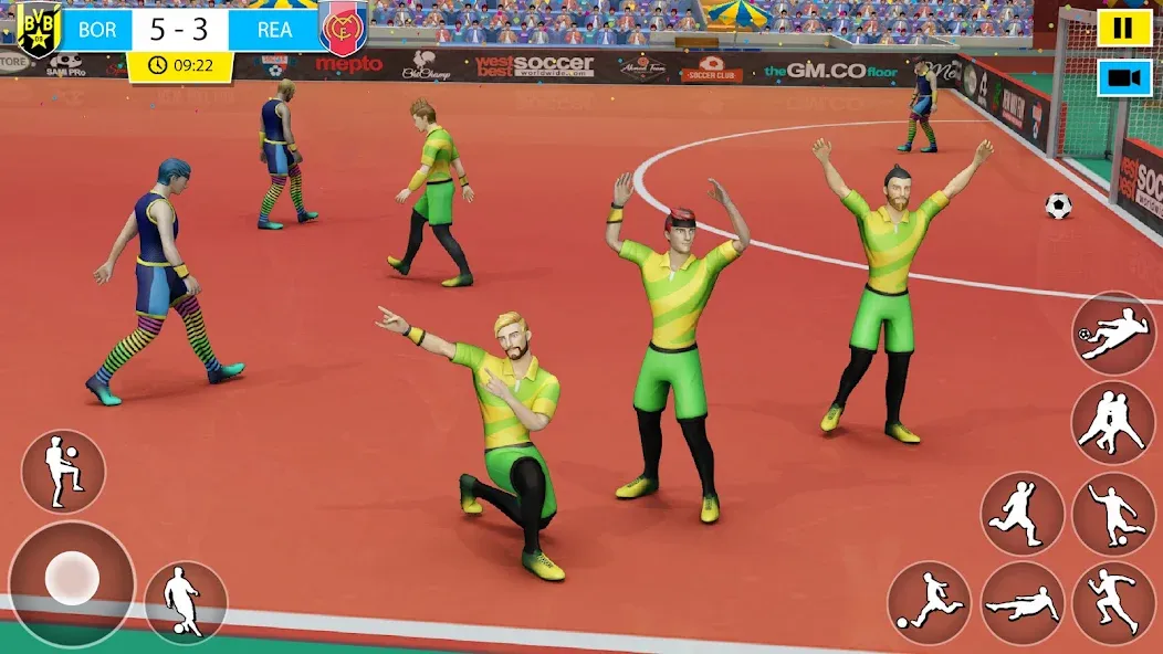 Indoor Futsal: Football Games (Индор Футзал) [МОД: Все открыто, Дополнительные деньги и Меню MOD] Screenshot 2