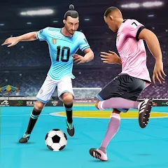 Скачать Indoor Futsal: Football Games (Индор Футзал) [МОД: Все открыто, Дополнительные деньги и Меню MOD] | Взлом Indoor Futsal: Football Games на Андроид