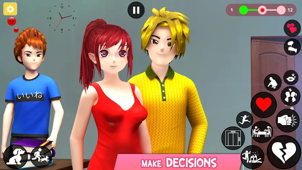 Save the Date 3D: Life Games (Сейв зе Дэйт 3Д) [МОД: Все открыто, Дополнительные деньги и Меню MOD] Screenshot 2