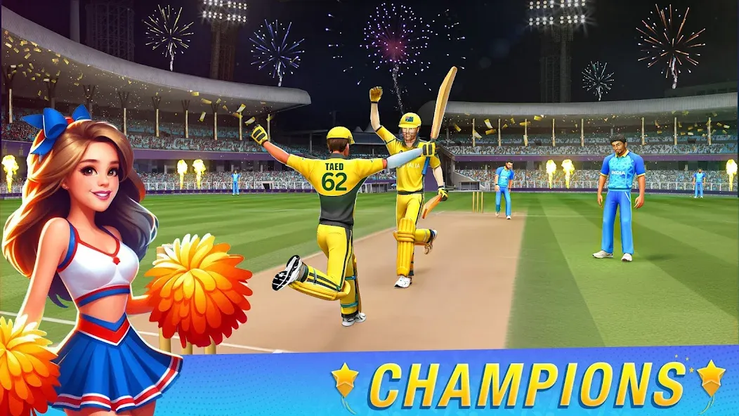 Play Cricket Games (Плей Крикет Геймс) [МОД: Меню, Бесконечные монеты и Открытые уровни] Screenshot 1