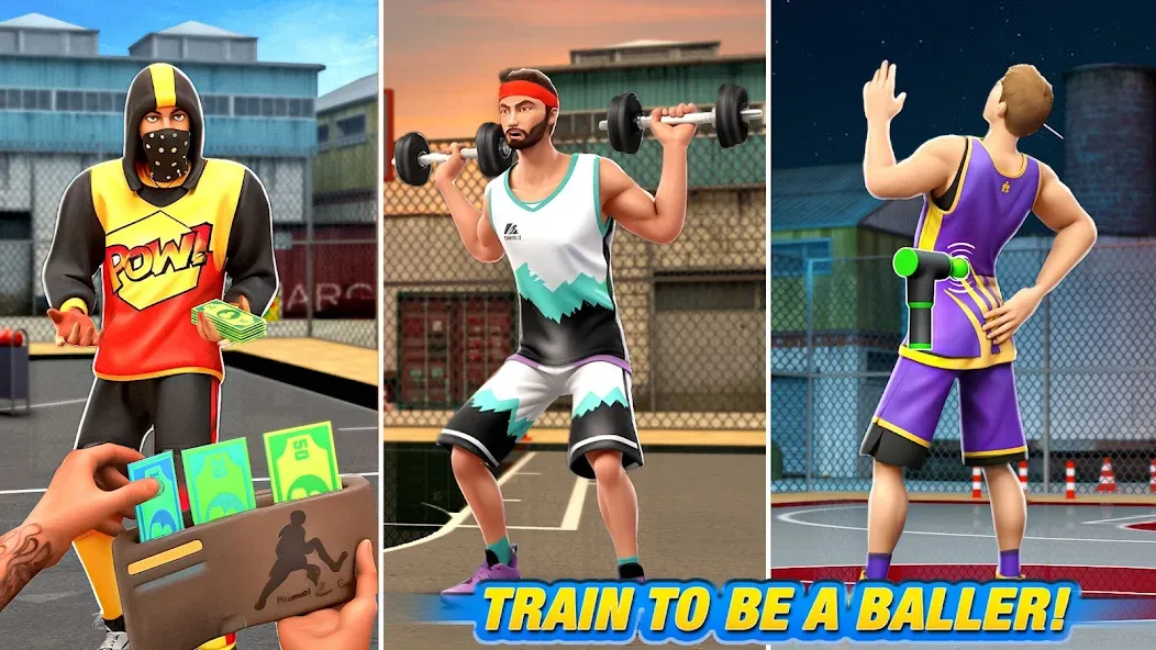 Dunk Smash: Basketball Games (Баскетбольные игры) [МОД: Бесконечные деньги, Монеты и Мега MOD] Screenshot 2