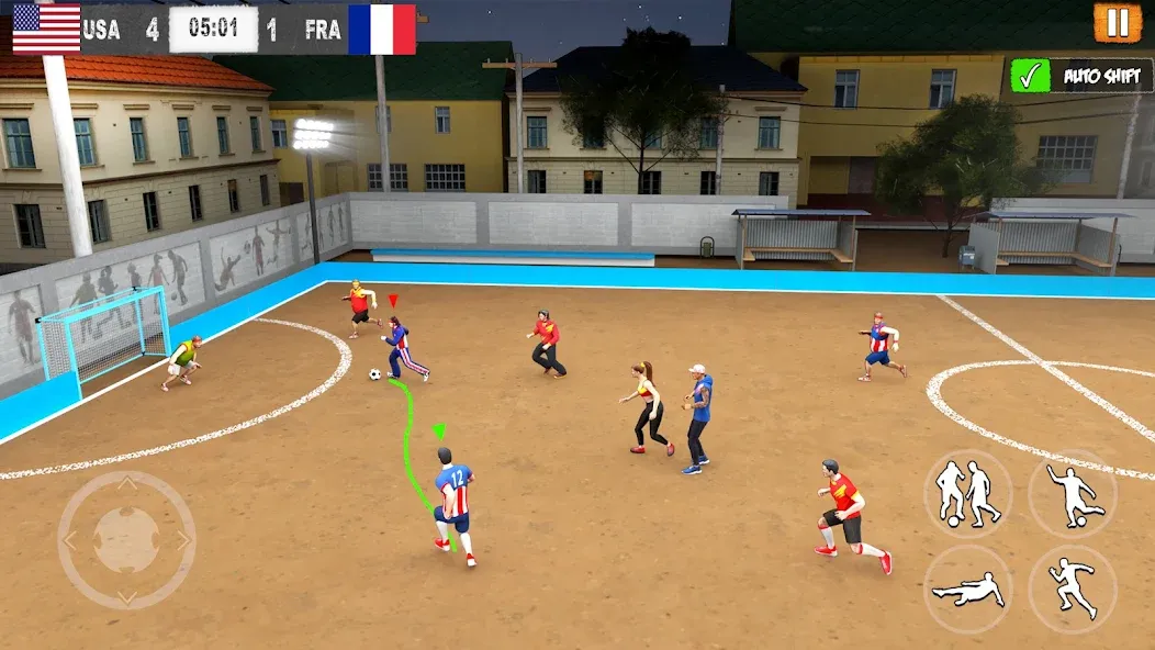 Street Football: Futsal Games (Стрит Футбол) [МОД: Меню, Бесконечные монеты и Открытые уровни] Screenshot 3