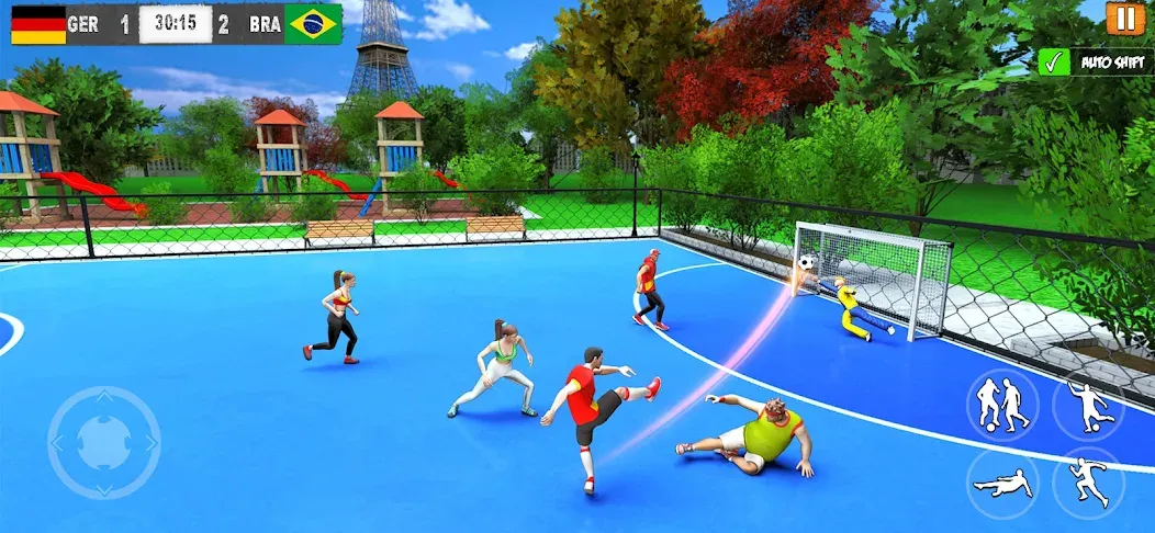 Street Football: Futsal Games (Стрит Футбол) [МОД: Меню, Бесконечные монеты и Открытые уровни] Screenshot 5