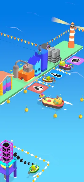 Oil Master: Sea Extraction (Ойл Мастер) [МОД: Деньги, Монеты и Меню MOD] Screenshot 3