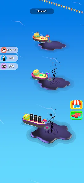 Oil Master: Sea Extraction (Ойл Мастер) [МОД: Деньги, Монеты и Меню MOD] Screenshot 4