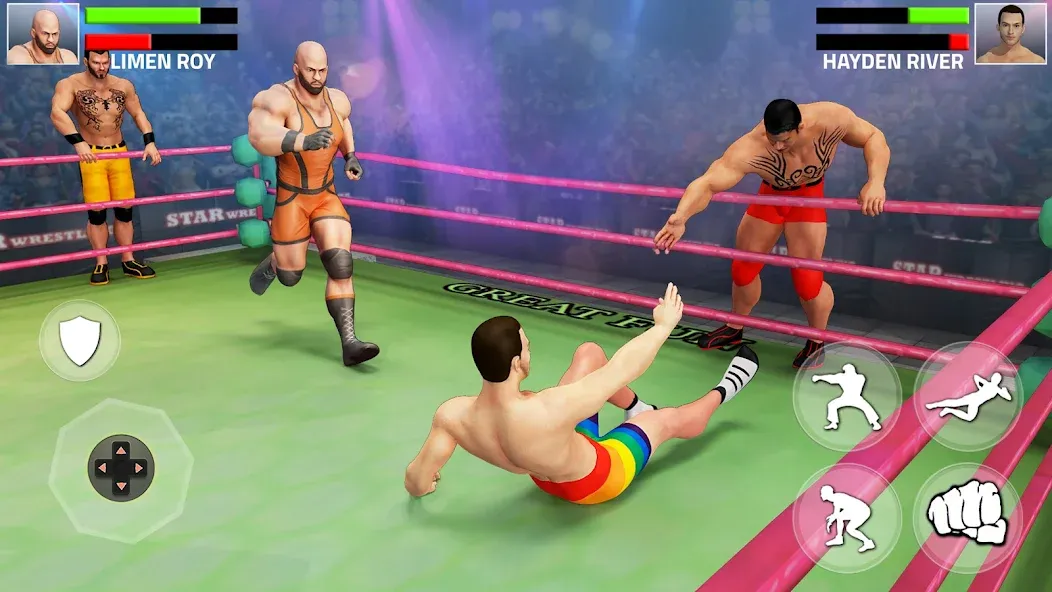 Tag Team Wrestling Game (Таг Тим Реслинг Гейм) [МОД: Много денег, Монет и Все открыто] Screenshot 1