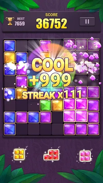 Block Puzzle: Jewel Blast Game [МОД: Меню, Бесконечные монеты и Открытые уровни] Screenshot 5