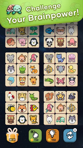 Connect Animal (Коннект Энимал) [МОД: Бесконечные деньги, Монеты и Мега MOD] Screenshot 4