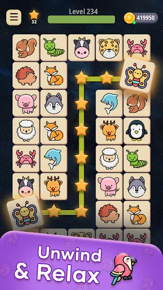 Connect Animal (Коннект Энимал) [МОД: Бесконечные деньги, Монеты и Мега MOD] Screenshot 5