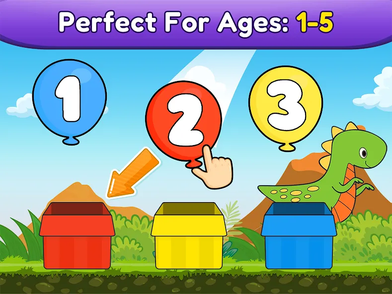 Balloon Pop Kids Learning Game [МОД: Меню, Бесконечные монеты и Открытые уровни] Screenshot 4