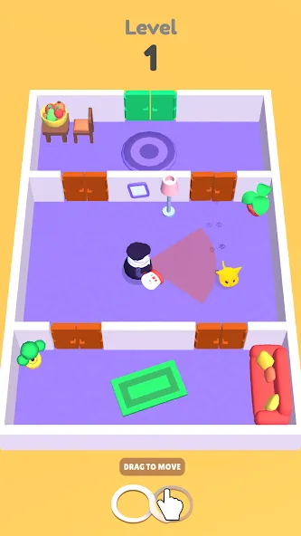 Cat Escape (Кэт Эскеип) [МОД: Бесконечные деньги, Монеты и Мега MOD] Screenshot 1