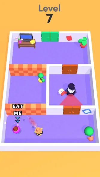 Cat Escape (Кэт Эскеип) [МОД: Бесконечные деньги, Монеты и Мега MOD] Screenshot 3