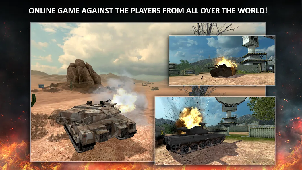 Tanktastic 3D tanks (Танктастик 3D танки) [МОД: Много монет, Открытые уровни и Мега MOD] Screenshot 1