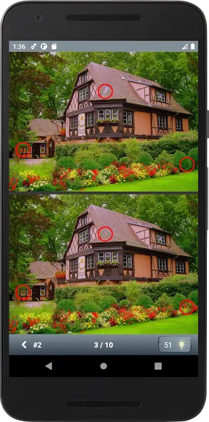 Find 10 differences [МОД: Много монет, Открытые уровни и Мега MOD] Screenshot 3