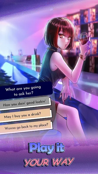 HaremKing - Waifu Dating Sim (ХаремКинг) [МОД: Деньги, Монеты и Меню MOD] Screenshot 1