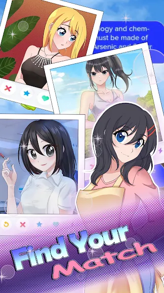 HaremKing - Waifu Dating Sim (ХаремКинг) [МОД: Деньги, Монеты и Меню MOD] Screenshot 4