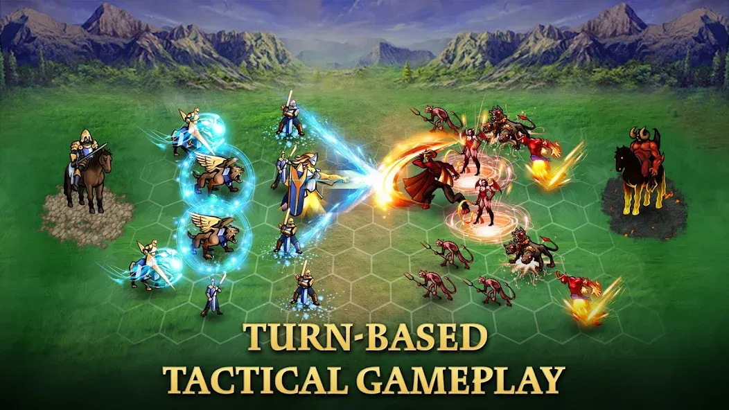 Magic War Legends [МОД: Меню, Бесконечные монеты и Открытые уровни] Screenshot 1