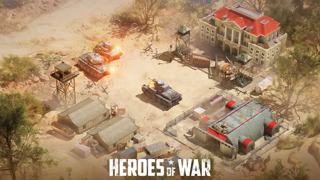 Heroes of War: Idle army game (Герои войны) [МОД: Бесконечные деньги, Монеты и Мега MOD] Screenshot 3