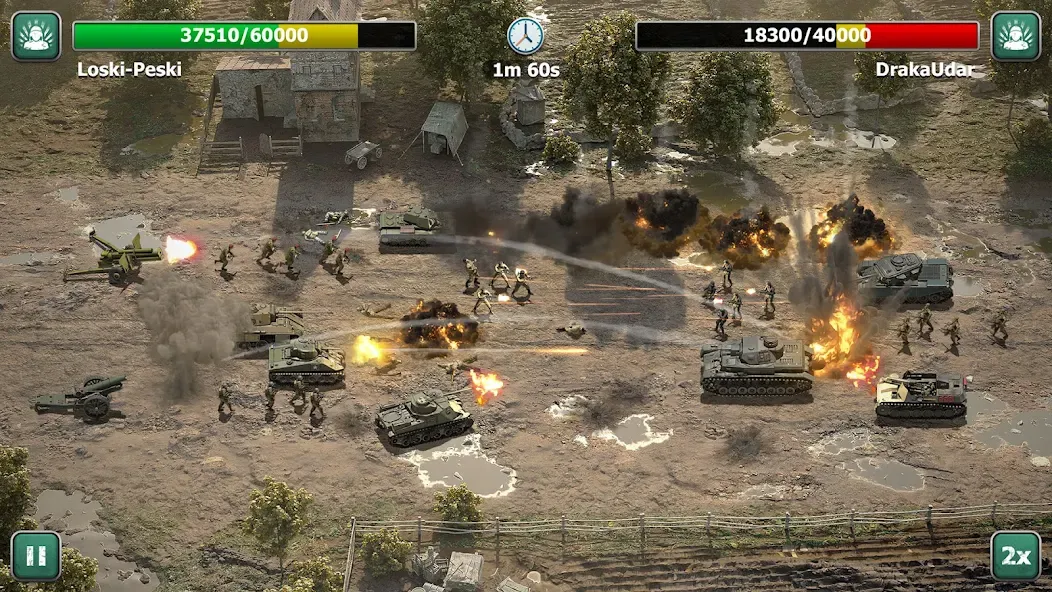 Heroes of War: Idle army game (Герои войны) [МОД: Бесконечные деньги, Монеты и Мега MOD] Screenshot 4
