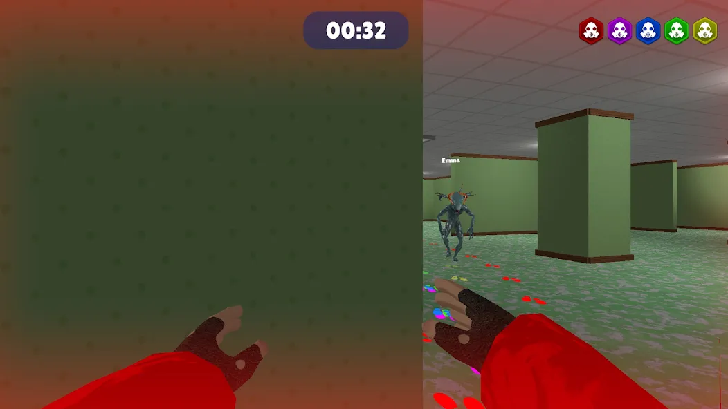 Horror Hide - Backrooms Escape (Хоррор Хайд) [МОД: Меню, Бесконечные монеты и Открытые уровни] Screenshot 3