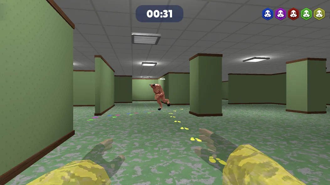Horror Hide - Backrooms Escape (Хоррор Хайд) [МОД: Меню, Бесконечные монеты и Открытые уровни] Screenshot 5