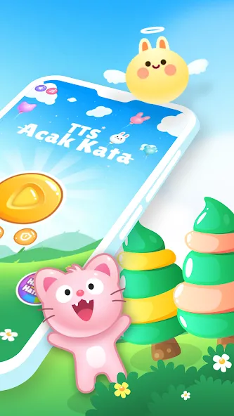 Acak Kata - Teka Teki Silang (Ацак Ката) [МОД: Меню, Бесконечные монеты и Открытые уровни] Screenshot 2