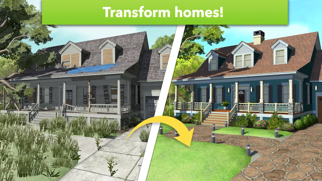 Home Design Makeover (Хоум Дизайн Мейковер) [МОД: Все открыто, Дополнительные деньги и Меню MOD] Screenshot 2